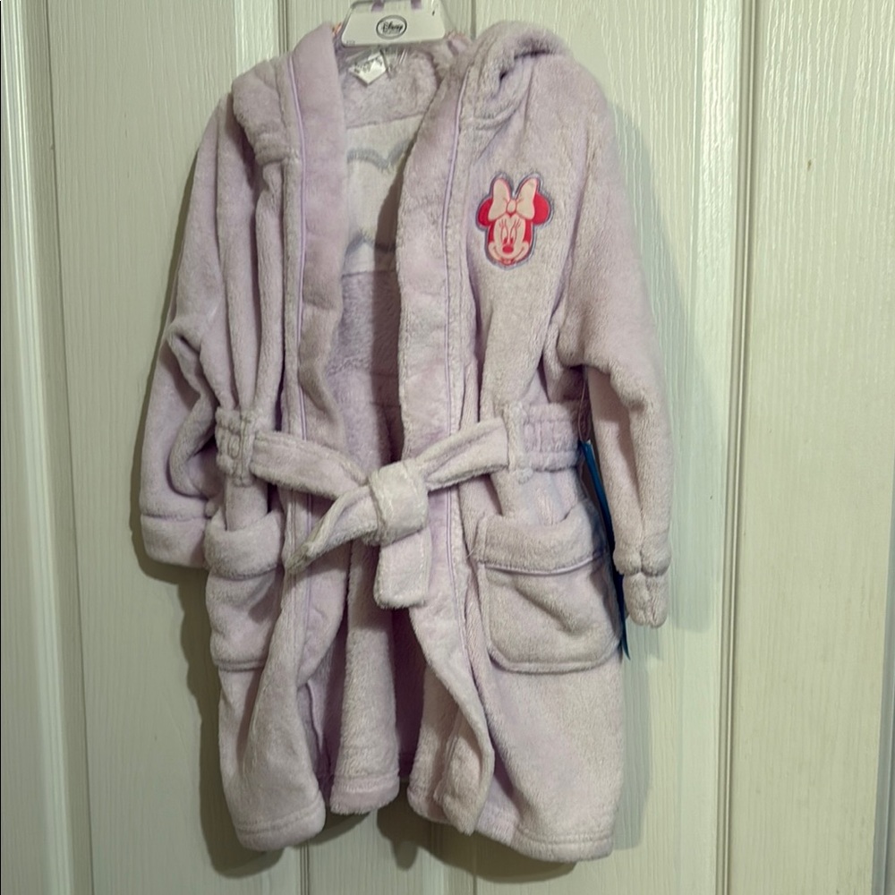 Disney Minnie Robe with Hood and Tie Belt